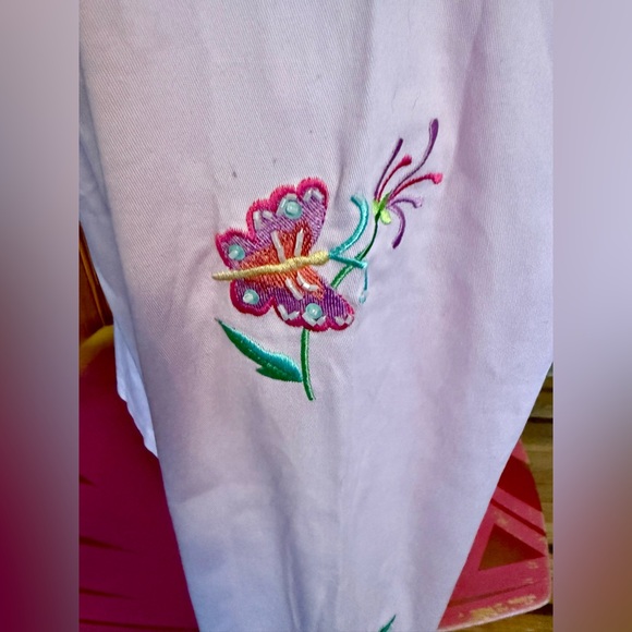 Floral Embroidered Pink Jacket - Picture 5 of 7